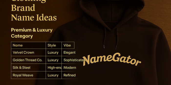Creative Clothing Business Name Ideas